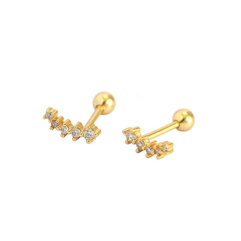 Boucles d’oreilles - Couronne d’Éclat -  Argent 925